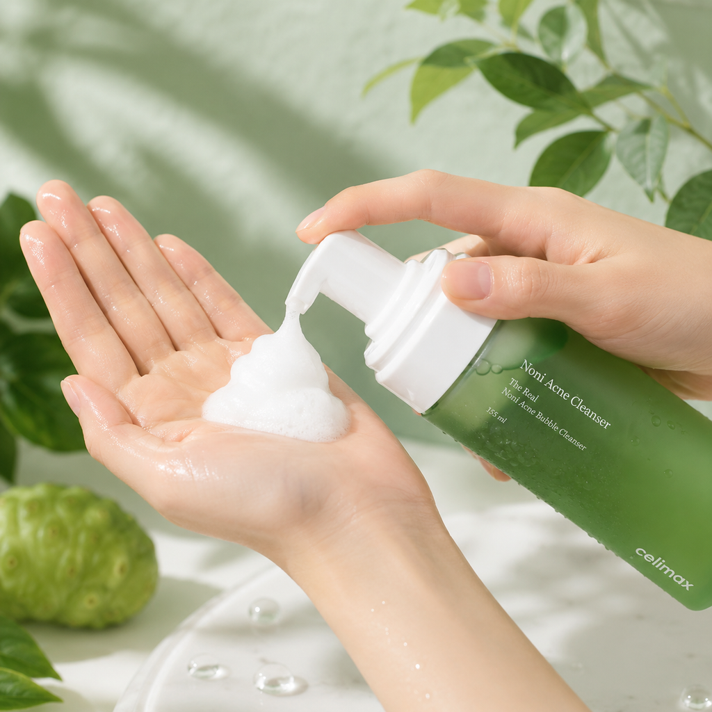 CELIMAX - The Real Noni Acne Bubble Cleanser 155ML